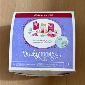 American Girl Truly Me Birthday Party Set -